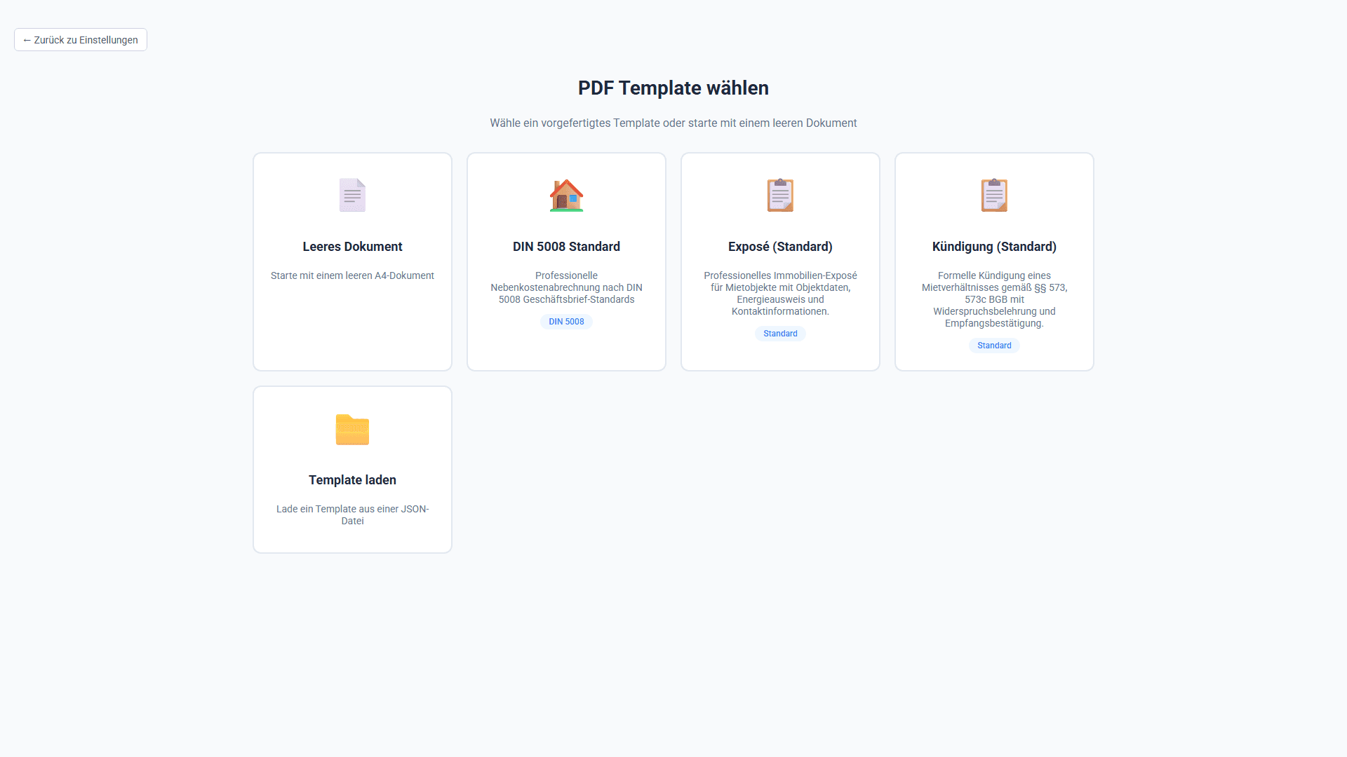 PDF-Vorschau & Export